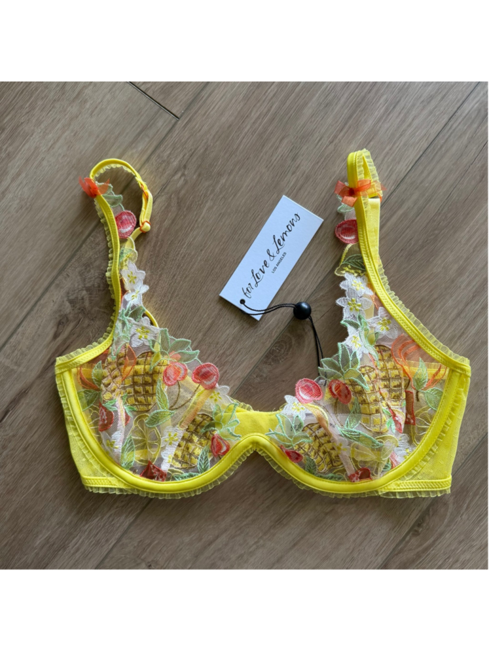 For Love & Lemons Mirabelle Underwire Bra 34 C